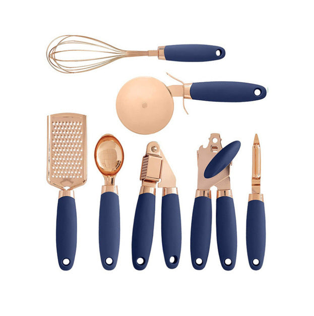 Kitchen Tool Set Copper Plated Household Peeler Gadget Set