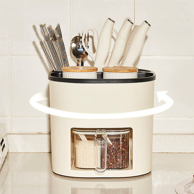 Kitchen Storage Holder Large Capacity Chopstick Spoon Cutlery Organizer