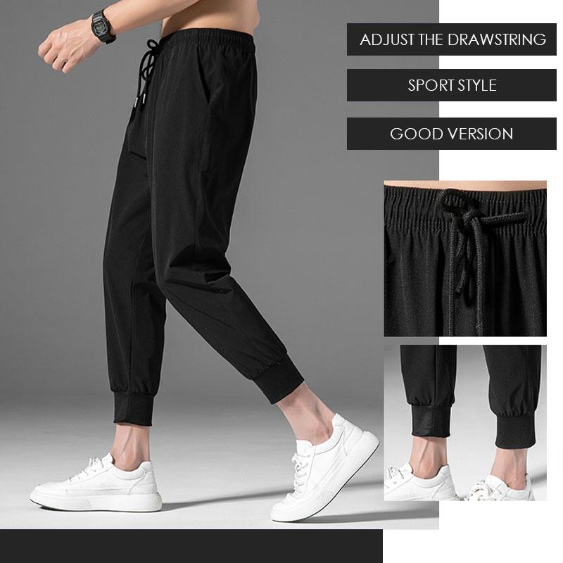 Ice Silk Casual Pants Lightweight Breathable Comfortable Fit