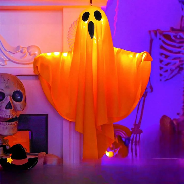 Halloween Glowing Ghost Chandelier Spooky Party Decoration Light