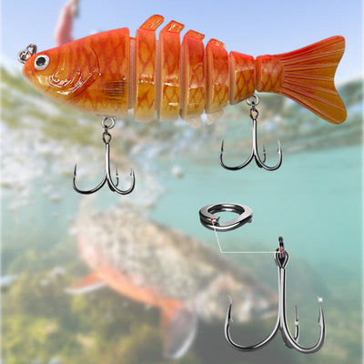 Lifelike Multi-Jointed Sinking Fishing Lure For Realistic Action