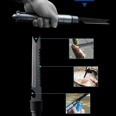 Survival Shovel Set With Durable High Carbon Steel Camping Tool