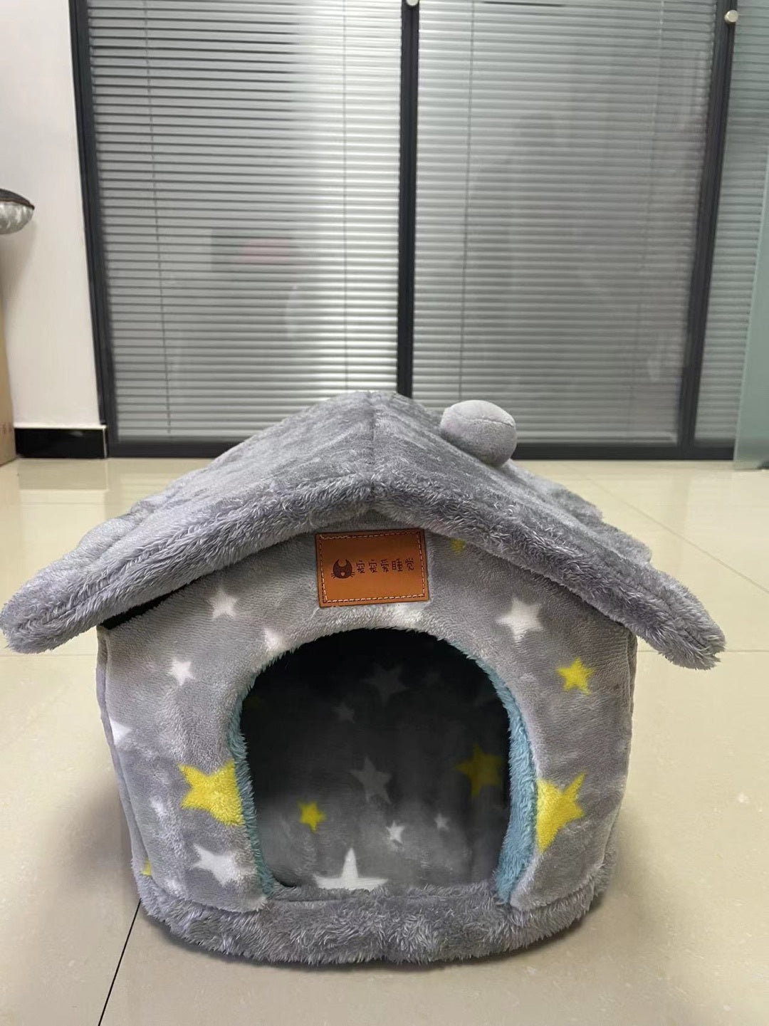 Foldable Dog House Warm Removable Nest Enclosed Pet Bed Sofa