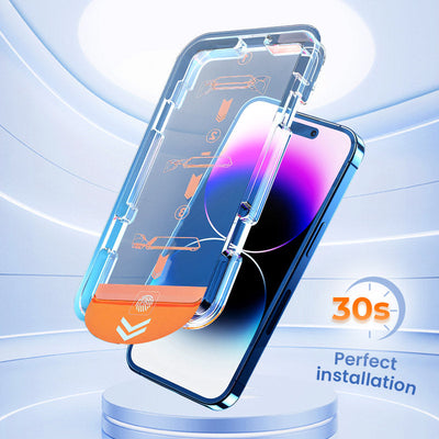 Tempered Glass Screen Protector For IPhone With Anti-Peeping And Dust Removal
