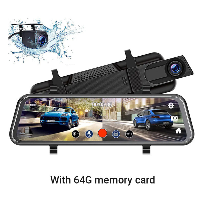 10 Inch HD Touch Screen Car Recorder With Multi-function Display