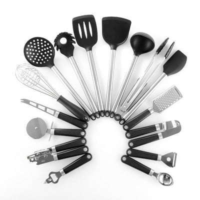 Silicone Cooking Spatula Set Flexible Heat Resistant Kitchen Tools