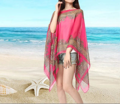 French Style Lightweight Sun Protection Shawl For Women