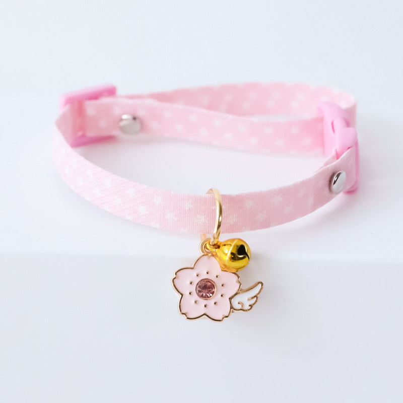Pet Collar With Bell For Cats And Dogs Adjustable