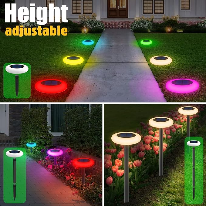 Colorful Solar Lights Outdoor Decorative Garden Lighting