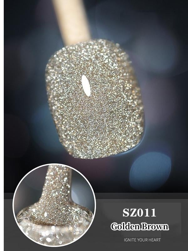 High Density Glitter Gel Nail Polish Sparkling Shine Colors