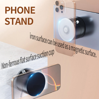 Foldable Portable Magnetic Phone Holder With Strong Vacuum Grip