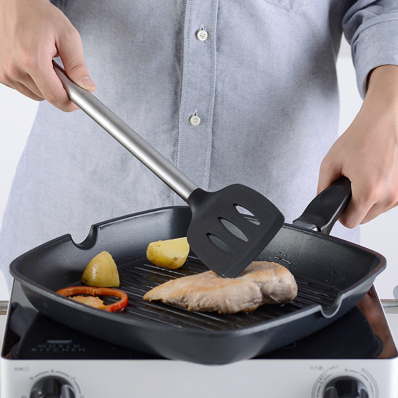 Silicone Cooking Spatula Set Flexible Heat Resistant Kitchen Tools