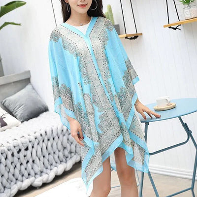 French Style Lightweight Sun Protection Shawl For Women