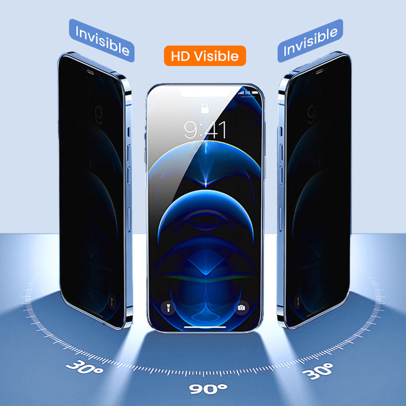 Tempered Glass Screen Protector For IPhone With Anti-Peeping And Dust Removal