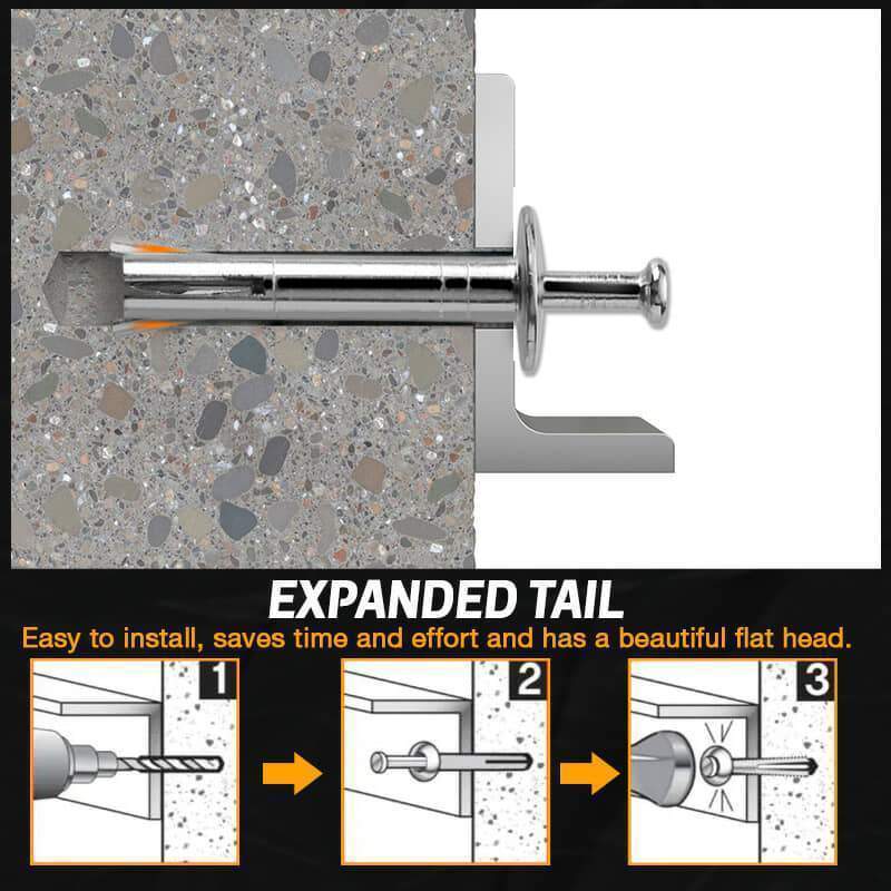 Drive-in Expansion Screws Heavy Duty Wall Anchors For Construction