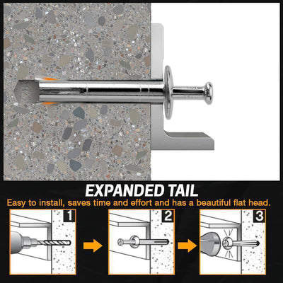 Drive-in Expansion Screws Heavy Duty Wall Anchors For Construction
