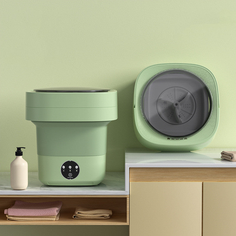 Portable Folding Washing Machine Compact Lightweight Travel Laundry Washer