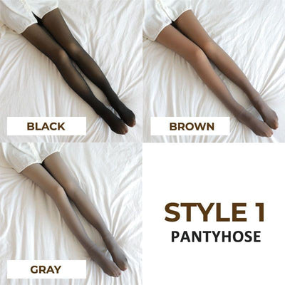 Winter Warm Pantyhose Thick Cozy Leggings For Cold Weather