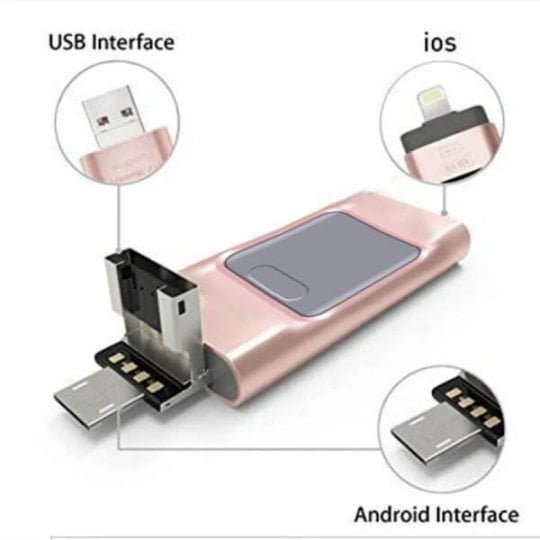 4 In 1 USB Flash Drive Fast Image Transfer Storage Device