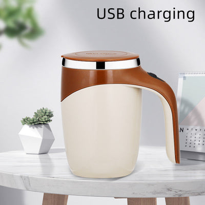 Rechargeable Automatic Stirring Cup Electric Magnetic Milkshake Mixer