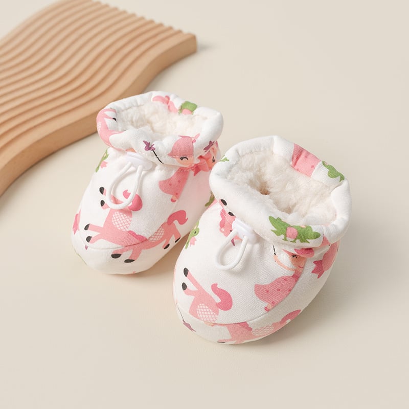 Warm Baby Boots Soft Fur Cozy Infant Shoes For Winter