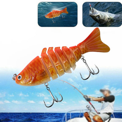 Lifelike Multi-Jointed Sinking Fishing Lure For Realistic Action