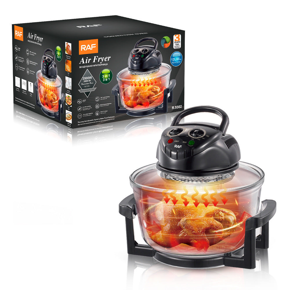 Intelligent Air Fryer With Visual Display And Multi-functional Features