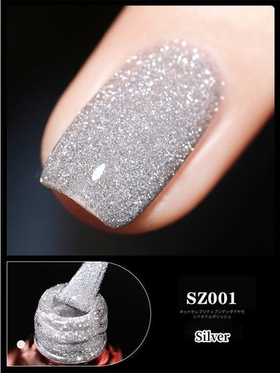 High Density Glitter Gel Nail Polish Sparkling Shine Colors