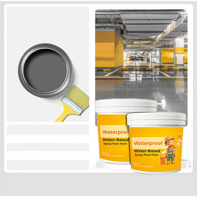 Water-Based Epoxy Floor Paint Waterproof Durable Indoor Outdoor Coating