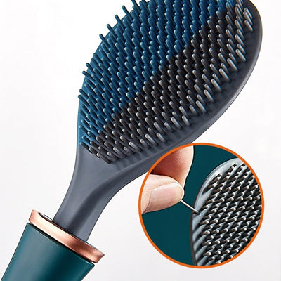 Modern Flexible Silicone Toilet Brush For Easy Cleaning