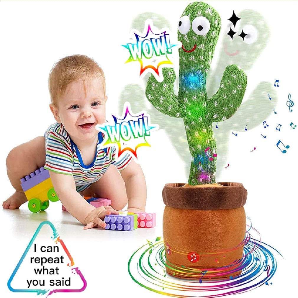 Dancing And Talking Cactus Toy Interactive Musical Fun Gift