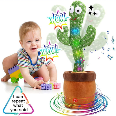 Dancing And Talking Cactus Toy Interactive Musical Fun Gift