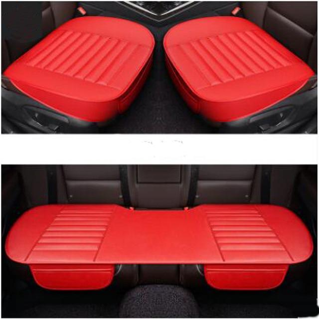 Dani Leather Car Seat Cushion Charcoal Odor Absorbing Comfort