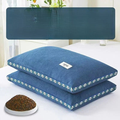 Buckwheat Hull Neck Pillow For Side And Back Sleepers Support