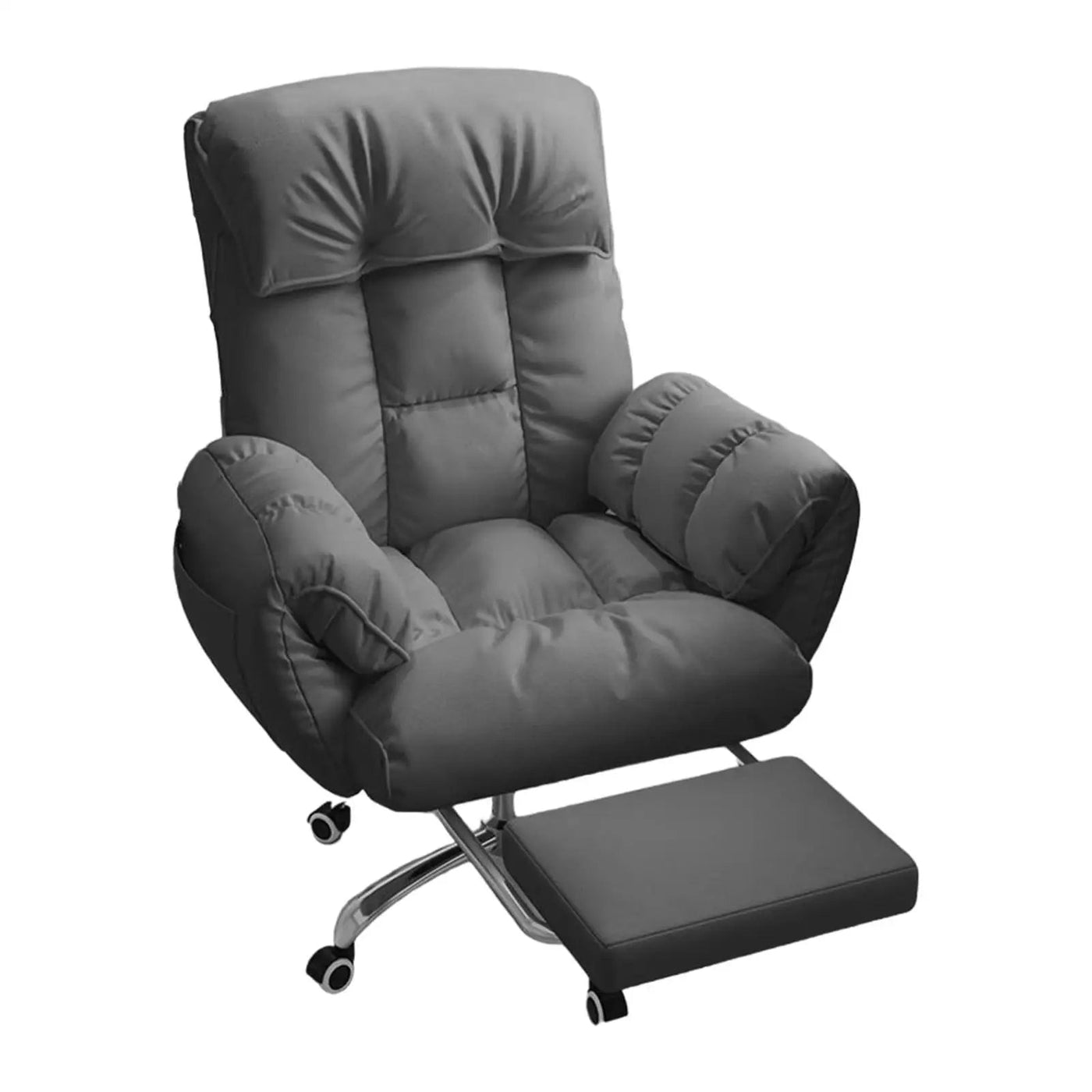 Executive Office Chair Reclining Seat With Leg Rest For Comfort