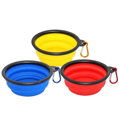 Collapsible Pet Bowl Portable Silicone Travel Water Food Dish