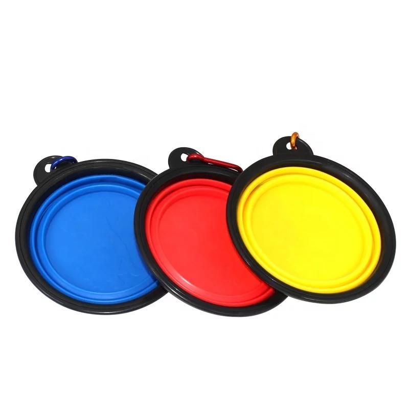 Collapsible Pet Bowl Portable Silicone Travel Water Food Dish