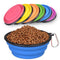 Collapsible Pet Bowl Portable Silicone Travel Water Food Dish
