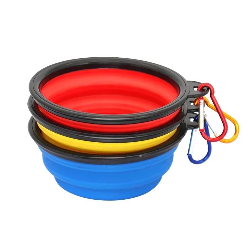 Collapsible Pet Bowl Portable Silicone Travel Water Food Dish