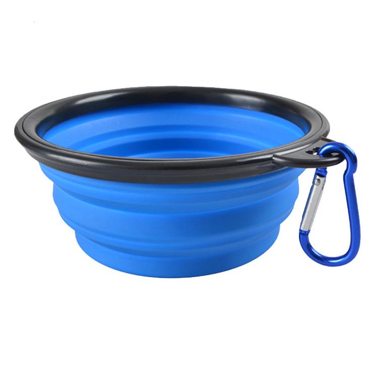 Collapsible Pet Bowl Portable Silicone Travel Water Food Dish