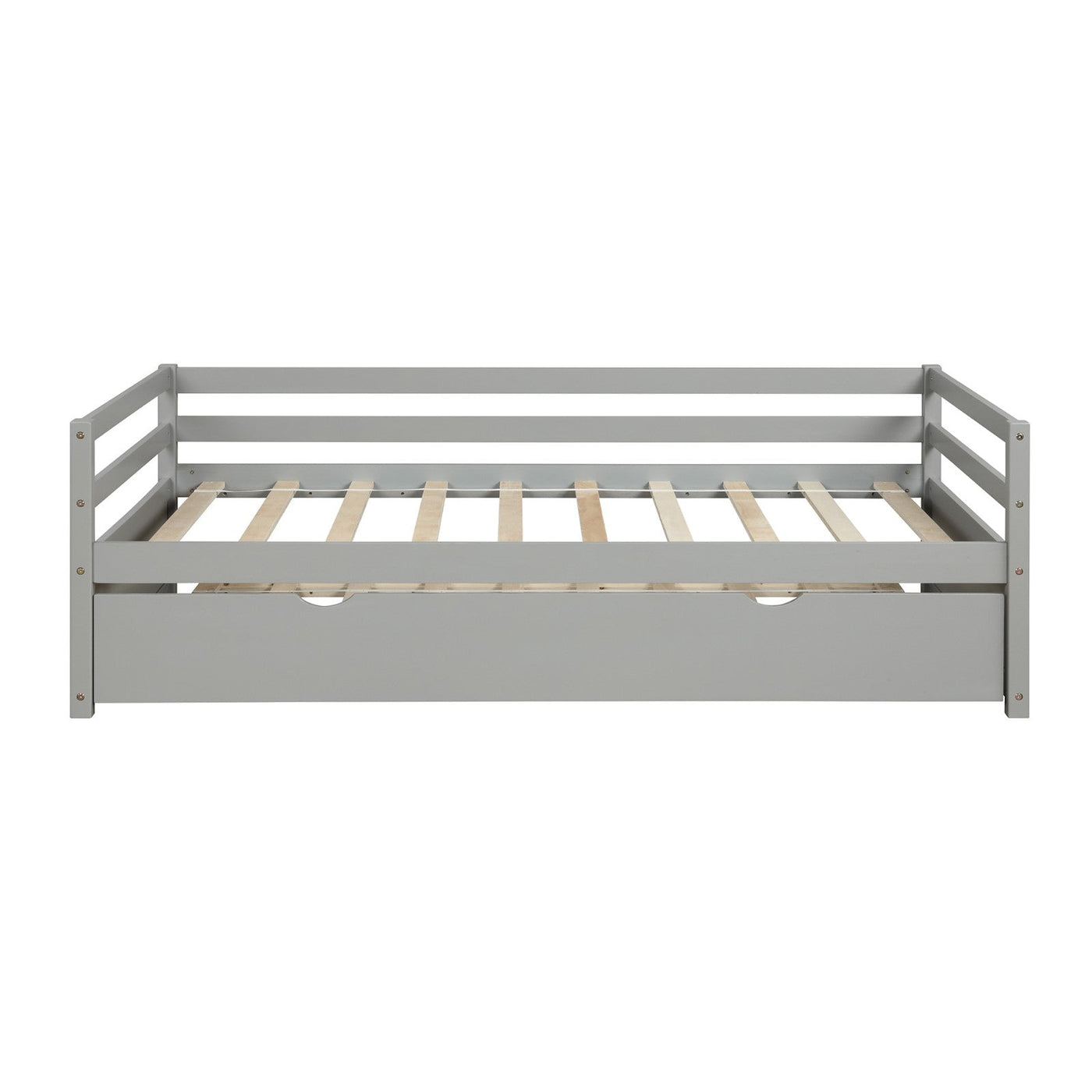 Daybed Trundle Set Twin Size Space Saving Furniture Solution