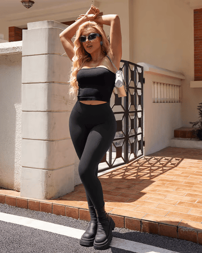 High Waist Training Leggings For Tummy Control And Comfort