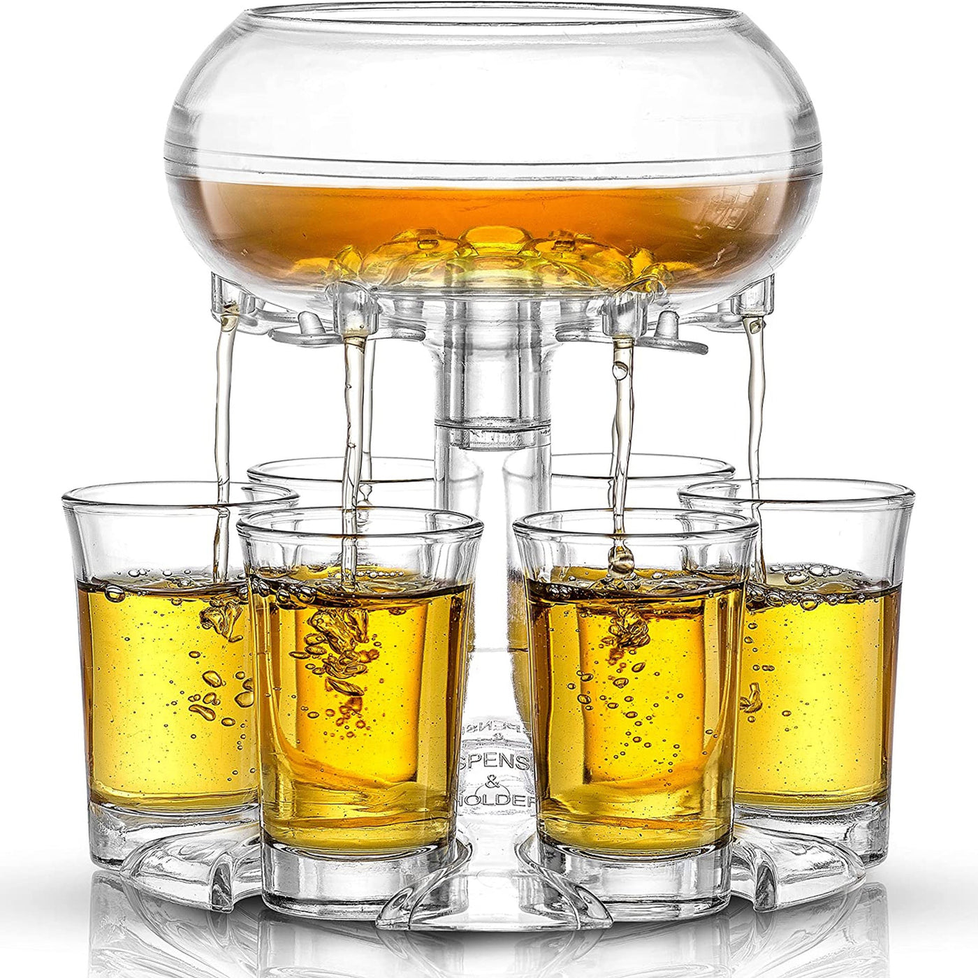 6-Shot Glass Shot Dispenser Holder For Wine Whisky Beer Party