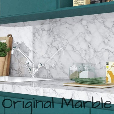 Marble Vinyl Sticker Decorative Wall Art For Home And Office