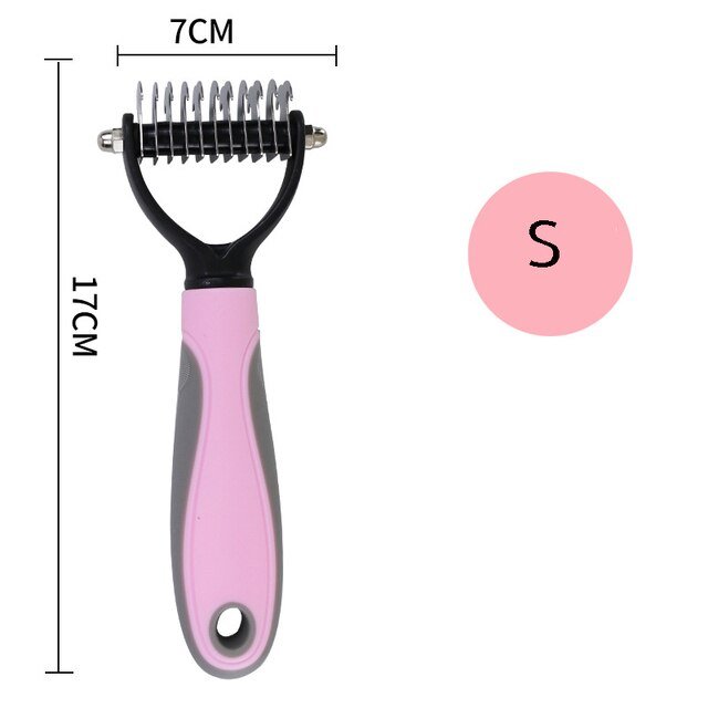 Dehairing Pet Brush Grooming Tool For Shedding Control And Fur Removal