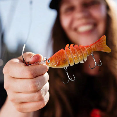 Lifelike Multi-Jointed Sinking Fishing Lure For Realistic Action