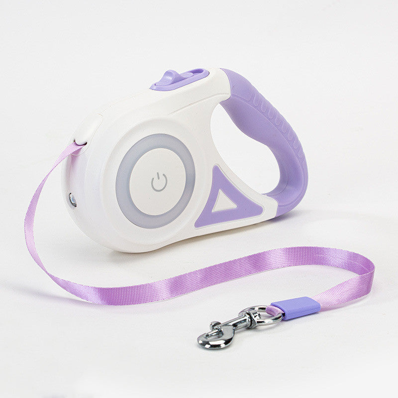 Retractable Dog Leash With Collar And Traction Rope For Small Medium Dogs