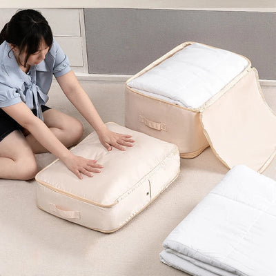 Large Capacity Compressive Duvet Storage Bag For Bedding Organization