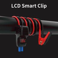 Digital Car Jump Starter With Wireless Charging And LCD Screen Portable Battery