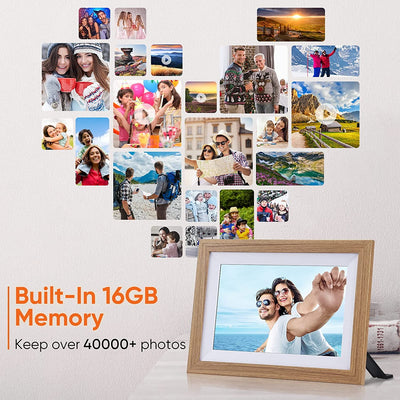 Digital Photo Frame 10.1 Inch Wi-Fi With Frameo App And Wall Mount